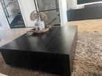 Zwart Eiken Salontafel, Huis en Inrichting, Tafels | Salontafels, Ophalen, 100 tot 150 cm, 50 tot 100 cm, Zo goed als nieuw