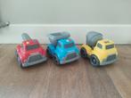 3 Speelgoed Trucks - Takelwagen, Cementwagen & Kiepwagen, Ophalen, Gebruikt