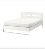 Trysil bedframe wit Ikea, Huis en Inrichting, Wit, Tweepersoons, Zo goed als nieuw, 200 cm