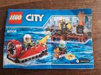 Lego city 60106 brandweer blusbootje, Ophalen of Verzenden, Zo goed als nieuw, Complete set, Lego