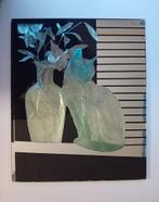 Dufex foil print Spiegel poes met vaas, Minder dan 50 cm, Gebruikt, Ophalen of Verzenden, Schilderij