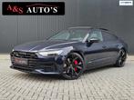 Audi A7 Sportback 50 TFSI e Quattro Competition 3x S line Pa, Auto's, Audi, Gebruikt, 4 cilinders, Blauw, Plug-in hybride