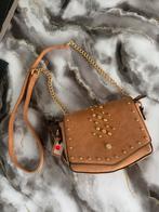 Tasje bruin / goud / studs, Ophalen of Verzenden, Nieuw, Bruin, Overige merken