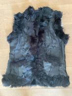 Bodywarmer van schapenleer en schapenvacht (handgemaakt), Kleding | Dames, Bodywarmers, Zwart, Nieuw, Handgemaakt, Ophalen