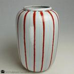 Fel gestreepte fat lava vaas Germany, Ophalen of Verzenden