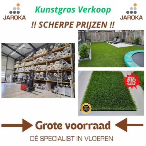 HOGE KWALITEIT KUNSTGRAS | 4M BREED – NU SLECHTS €18 p/m², Tuin en Terras, Gras en Kunstgras, Nieuw, Kunstgras, 20 m² of meer