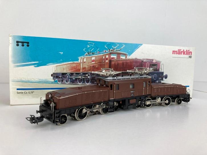 Märklin 30159 – "Krokodil" Ce 6/8 – SBB Locomotief - MHI, Hobby en Vrije tijd, Modeltreinen | H0, Zo goed als nieuw, Locomotief