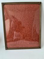 oude grote fotolijst bol glas hoekornamentjes (497f), Antiek en Kunst, Ophalen of Verzenden