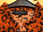Rode Anytime jurk, leopard print, maat 52., Kleding | Dames, Jurk, Anytime, Zo goed als nieuw, Verzenden