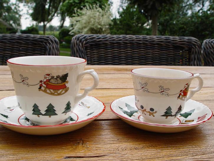 Mason's Christmas village jumbo kop+schotels zeldzaam kerst, Huis en Inrichting, Keuken | Servies, Nieuw, Kop(pen) en/of Schotel(s)