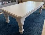 Te koop mooie witte salontafel, Ophalen, 100 tot 150 cm, 50 tot 100 cm, Zo goed als nieuw