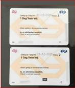 Treinkaart/ NS dagkaart 35 euro per stuk, Tickets en Kaartjes, Trein, Bus en Vliegtuig, Eén persoon, Trein, Algemeen kaartje