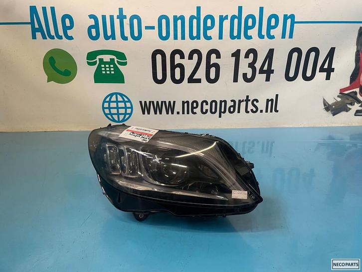C KLASSE W205 FACELIFT MULTIBEAM LED KOPLAMP ALLES LEVERBAAR, Auto-onderdelen, Verlichting, Mercedes-Benz, Gebruikt, Ophalen of Verzenden