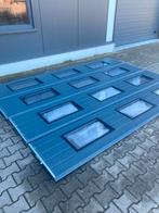 4 losse delen overheaddeur met ramen, Ophalen, Kunststof, Gebruikt, Garagedeur