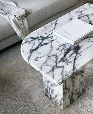 Marble teardrop table 