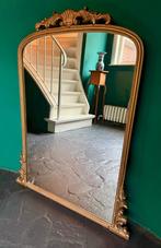 Zara spiegel hout (groot formaat) goudkleurig, Huis en Inrichting, Woonaccessoires | Spiegels, Ophalen, Zo goed als nieuw, Minder dan 100 cm