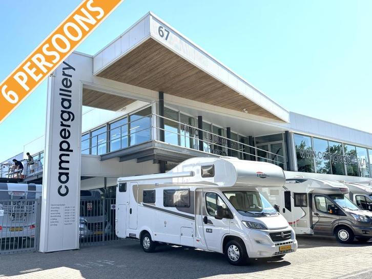Carado A461 6 PERSOONS! UNIEKE INDELING! ALKOOF STAPELBED, Caravans en Kamperen, Campers, Bedrijf, tot en met 6, Carado, Diesel