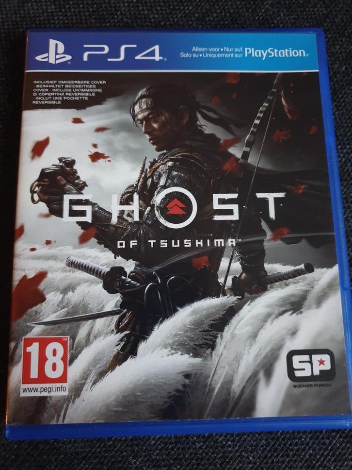 Ghost of Tsushima - PS4(als NIEUW), Spelcomputers en Games, Games | Sony PlayStation 4, Zo goed als nieuw, Avontuur en Actie, 1 speler