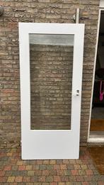 Binnendeur met glas 88x200. Rechts draaiend, Doe-het-zelf en Verbouw, Deuren en Horren, Ophalen, Binnendeur, 200 tot 215 cm, Glas