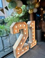 Lichtcijfers 21 TE HUUR | 21 diner, Ophalen of Verzenden, Zo goed als nieuw, Verjaardag