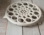 Vintage onderzetter Wit, Ophalen of Verzenden, Gebruikt, Pot of Pan