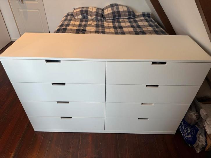 Ikea Nordli ladekast, 4 modules + bovenblad, Huis en Inrichting, Kasten | Dressoirs, Zo goed als nieuw, 50 tot 100 cm, 25 tot 50 cm