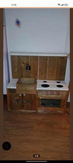 GRATIS Houten speelgoedkeuken ., Verzamelen, Poppenhuizen en Toebehoren, Ophalen, Poppenhuis