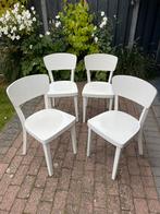 Bistro-stoel - cafestoel - 4 houten stoelen, Tuin en Terras, Ophalen, Gebruikt, Hout