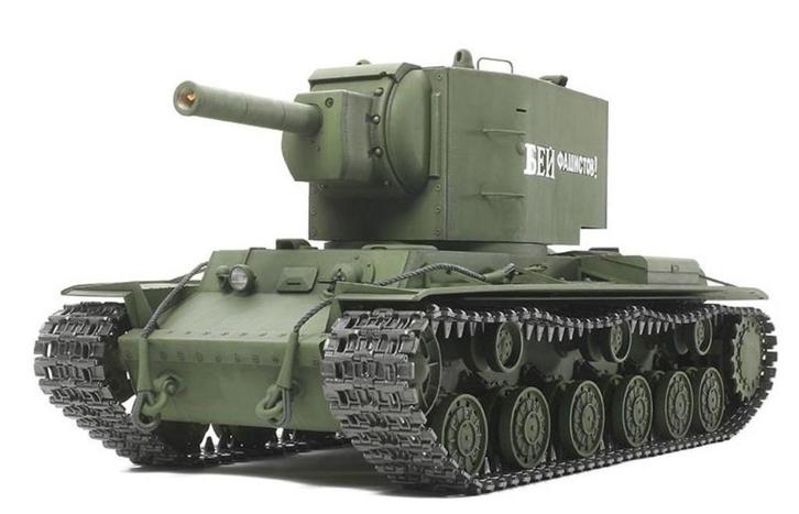 RC tank Tamiya 56030 bouwpakket Russian Heavy Tank KV-2 Full, Hobby en Vrije tijd, Modelbouw | Radiografisch | Overige, Nieuw