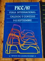 Vintage FICCC/87 Schoenenbeurs Poster, Verzamelen, Ophalen of Verzenden, A1 t/m A3, Rechthoekig Staand, Overige onderwerpen