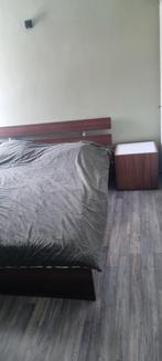 2 persoons bed, Ophalen of Verzenden, Gebruikt, Tweepersoons, Hout