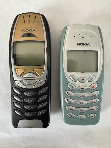 2 Mobiele Nokia telefoons Model 3410 en 6310 beschikbaar voor biedingen