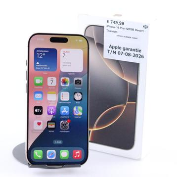 iPhone 16 Pro 128GB Desert Titanium beschikbaar voor biedingen