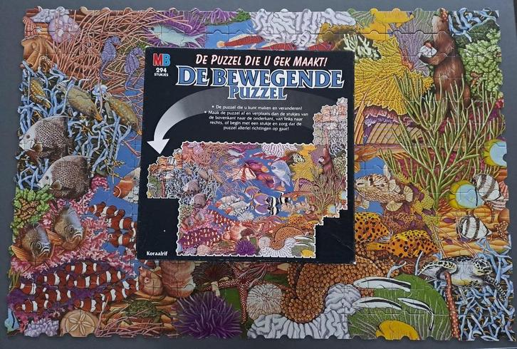 De bewegende puzzel, de puzzel die u gek maakt., Hobby en Vrije tijd, Denksport en Puzzels, Gebruikt, Legpuzzel, Minder dan 500 stukjes
