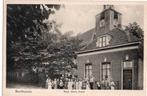 Benthuizen, Dorpsgezicht met Kerk en veel kinderen. 3438, Verzenden, 1920 tot 1940, Gelopen, Zuid-Holland