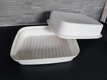 Tupperware brooddoos bewaardoos bakkersdoos groot vintage  beschikbaar voor biedingen