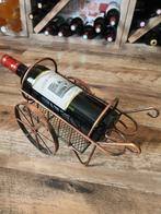 Wijnfleshouder 5 stuks koperen huifkar wijnrek, Minder dan 50 cm, Nieuw, Ophalen of Verzenden, Metaal