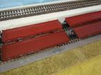 Märklin platte wagons 4*, Hobby en Vrije tijd, Modeltreinen | H0, Wisselstroom, Ophalen of Verzenden, Zo goed als nieuw, Wagon