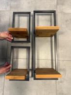 By-Boo Wanddecoratie Plankjes - Hout & Metaal, Huis en Inrichting, Ophalen, Zo goed als nieuw