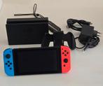 Nintendo Switch V2 Red/Blue Zgan, Ophalen, Zo goed als nieuw, Met 2 controllers, Switch 2019 Upgrade