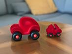 Rubbabu auto en brandweerauto, Kinderen en Baby's, Speelgoed | Speelgoedvoertuigen, Ophalen, Zo goed als nieuw