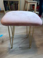 Luxe Kaptafel Stoeltje met Gouden Poten, Huis en Inrichting, Stoelen, Overige kleuren, Nieuw, Ophalen of Verzenden, Metaal