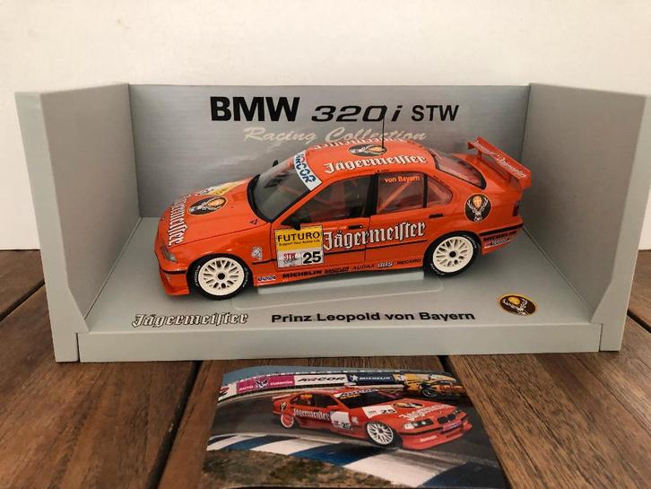 UT BMW E36 320i STW Jägermeister - Prinz Leopold Von Bayern, Hobby en Vrije tijd, Modelauto's | 1:18, Zo goed als nieuw, Auto