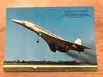 BAC Aerospatiale Concorde Prototype Vliegtuig Ansichtkaart, Ophalen of Verzenden, Zo goed als nieuw, Kaart, Foto of Prent