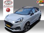 Ford Puma 1.0 EcoBoost Hybrid ST-Line Vignale zwart leer, Auto's, Ford, Voorwielaandrijving, Leder, Bedrijf, Hybride Elektrisch/Benzine