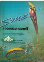 retro reclame 1982 Walibi pretpark Sirocco achtbaan, Verzenden, Overige typen