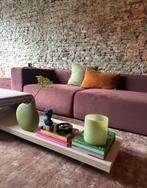 Modulaire bank 4X6 Sofa - wijnrood, Huis en Inrichting, Ophalen, Zo goed als nieuw, Stof