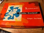 4 Provincie-puzzles: Groningen, Drenthe, Friesland, Ophalen of Verzenden, Minder dan 500 stukjes, Gebruikt