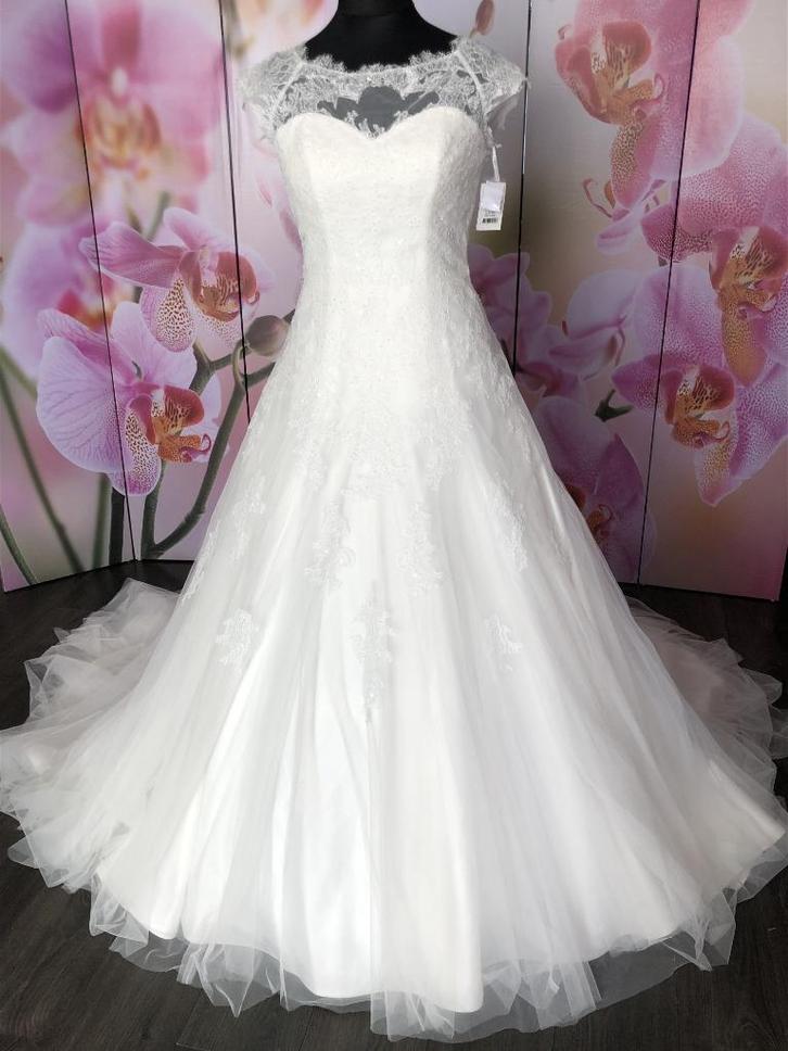 Nieuw maat 38 - 38/40 PARIS weg=weg, Kleding | Dames, Trouwkleding en Trouwaccessoires, Nieuw, Trouwjurk, Overige kleuren, Ophalen of Verzenden