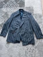 Suitreview Elmhurst Slate Blue Wide Chalkstripe Alpaca and W, Kleding | Heren, Nieuw, Ophalen of Verzenden, Suitreview, Maat 48/50 (M)